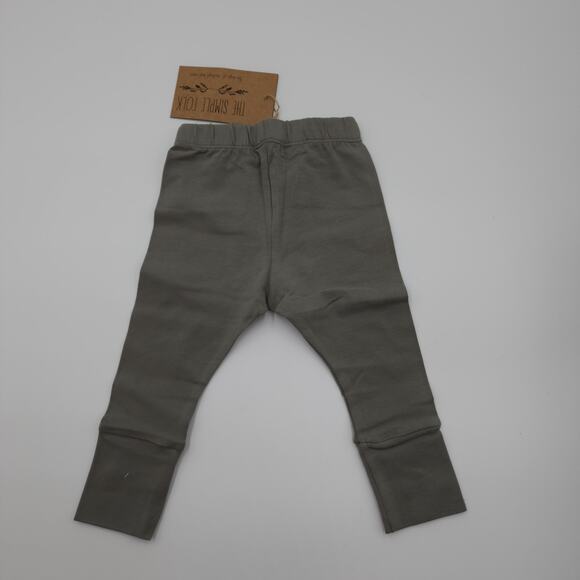 The Simple Folk The Ribbed Legging in Lead Gray Size 12/18 Months - Picture 5 of 6